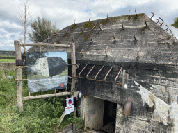 Front of the Group Bunker at the GeoFort, with explanation