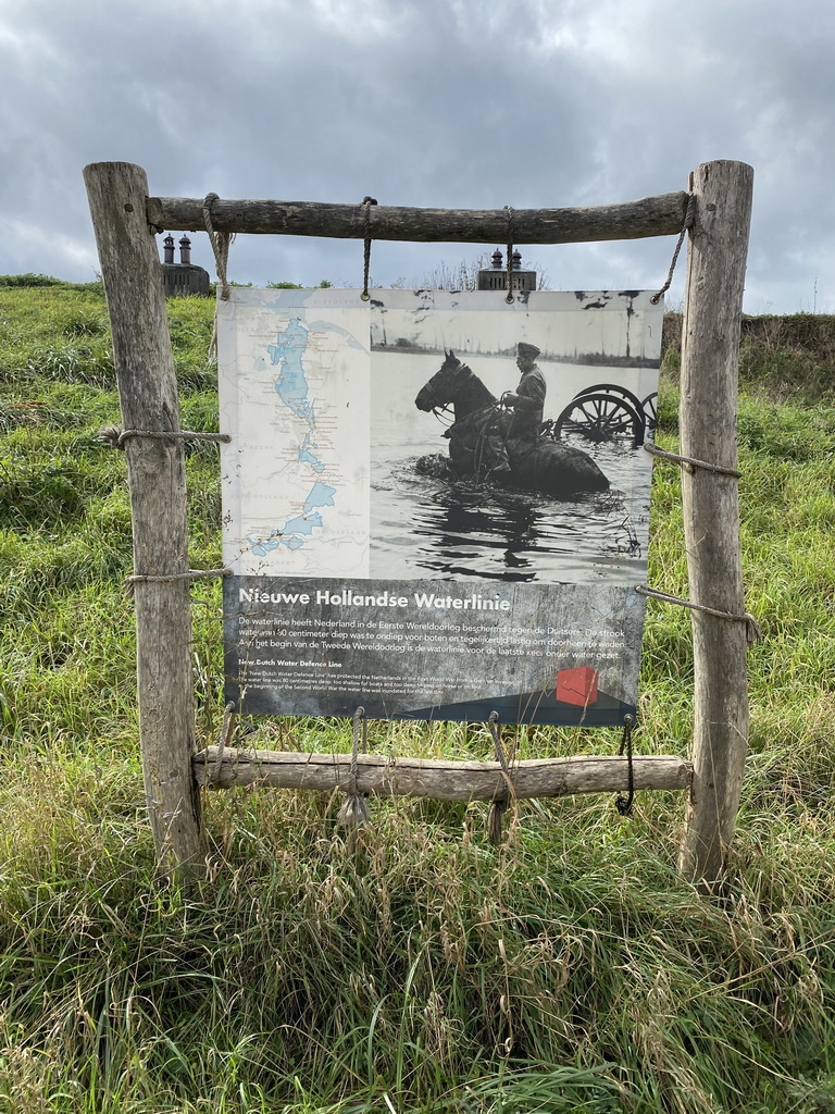 Information on the Nieuwe Hollandse Waterlinie at the GeoFort