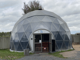 Front of the Climate Quest attraction at the GeoFort