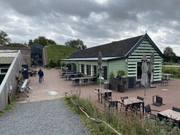 The GeoFort Wereld pancake restaurant and the northwest side of the Kazerne building of the GeoFort