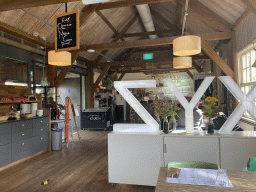 Interior of the GeoFort Wereld pancake restaurant