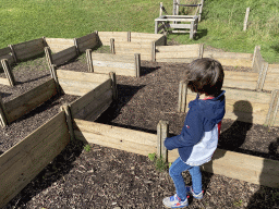 Max at the Do-it-yourself Maze at the GeoFort