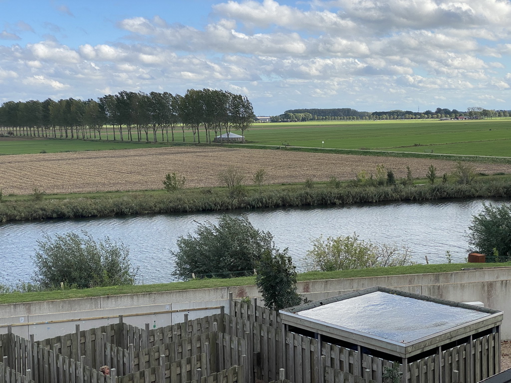 Southeast side of the area around the GeoFort, viewed from the hill