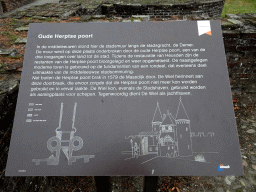 Explanation on the Oude Herptse Poort gate