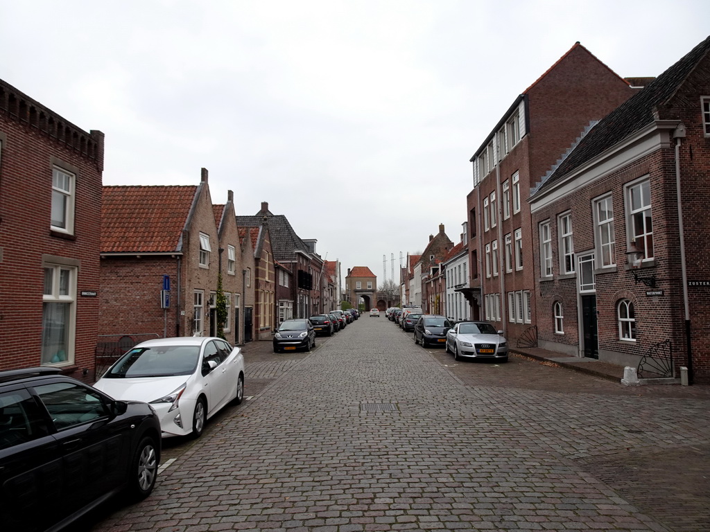 The Waterpoort street and the Veerpoort gate