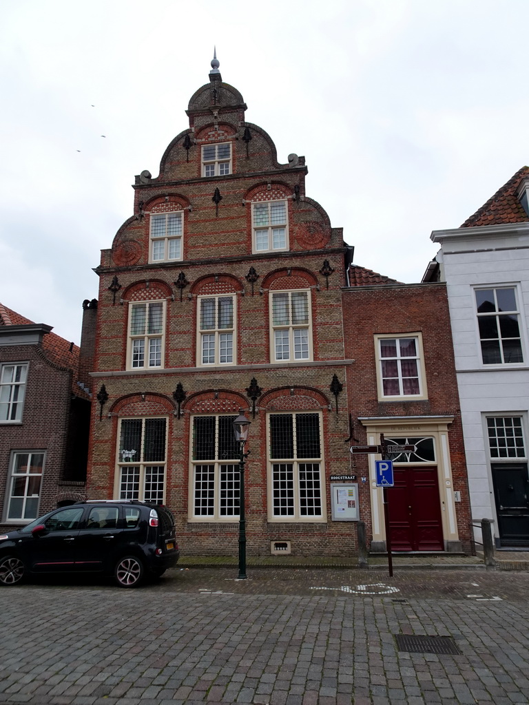 Front of a house at the Hoogstraat street