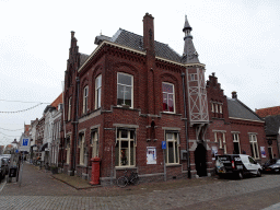 Front of a house at the crossing of the Pelsestraat and Botermarkt streets