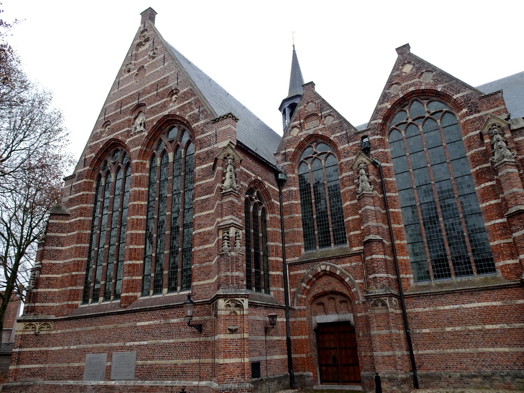 Northwest side of the Grote Kerk church