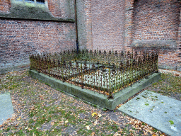 Tombs at the northeast side of the Grote Kerk church