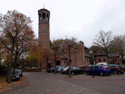 The Sint Catharinakerk church at the Burchtplein square