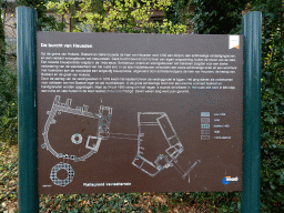 Information and map of the ruins of the Kasteel Heusden castle