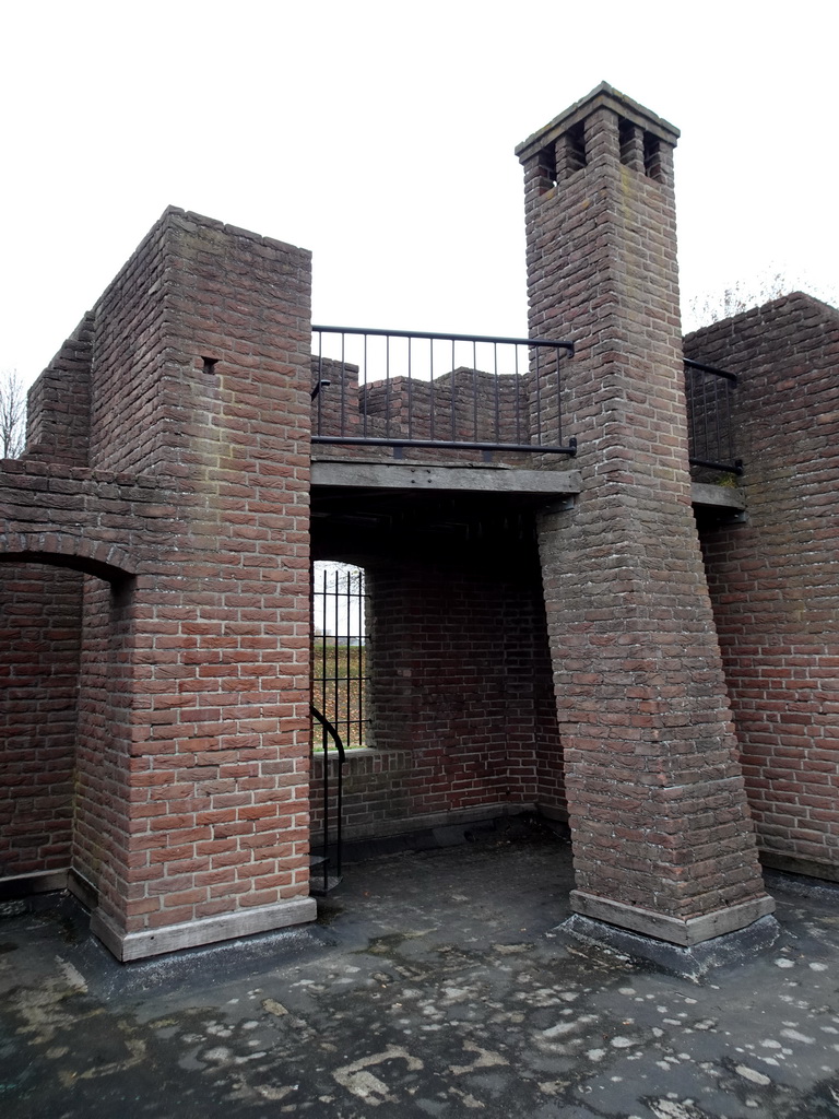 The first floor of the northwest part of the ruins of the Kasteel Heusden castle