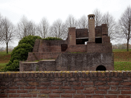 Northwest part of the ruins of the Kasteel Heusden castle