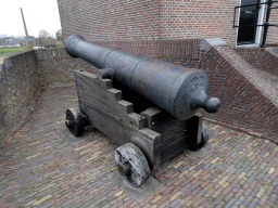 Cannon on top of the Wijkse Poort gate