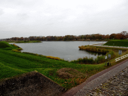 The Tramhaven harbour, viewed from the top of the Wijkse Poort gate