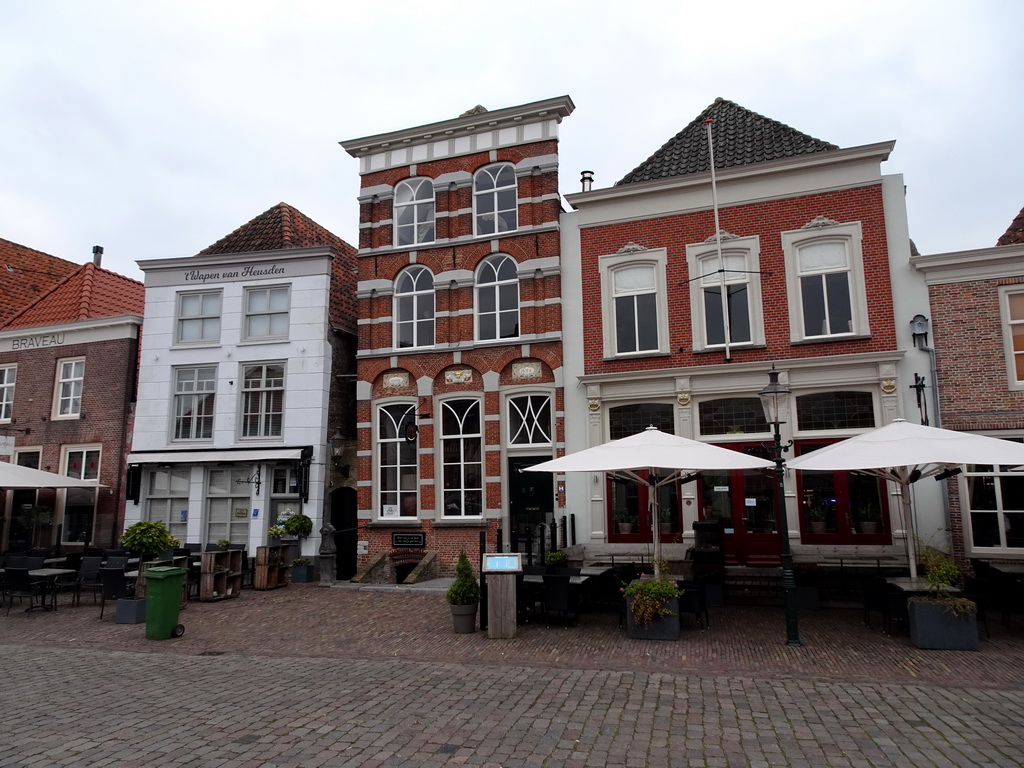 Buildings on the east side of the Vismarkt square