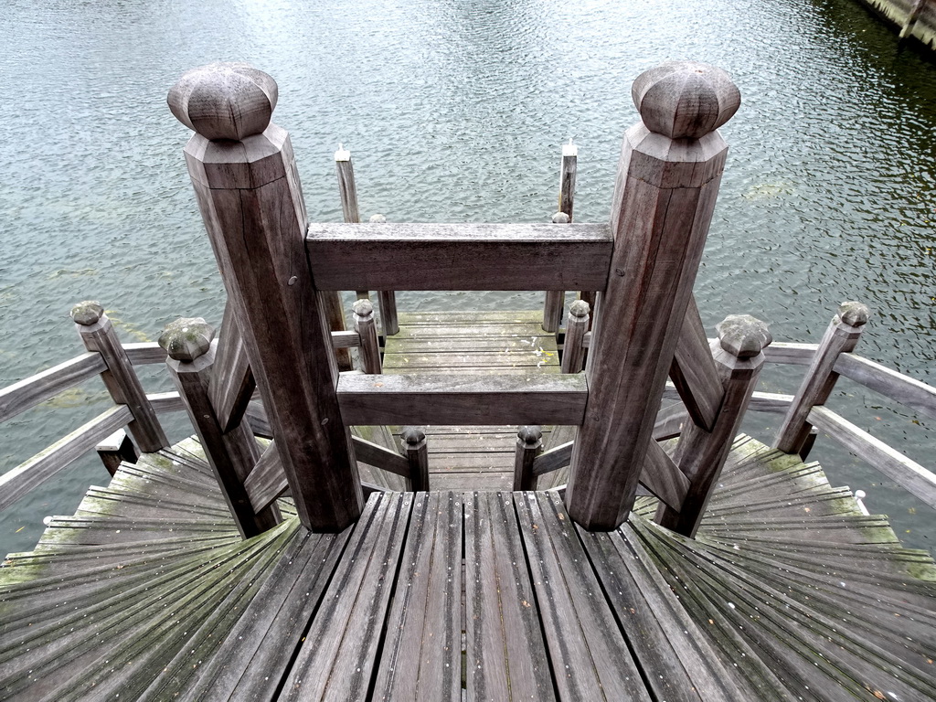 Staircase from the back side of the Visbank building to the Stadshaven harbour