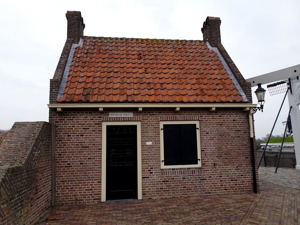 Public toilet building at the Stadshaven harbour