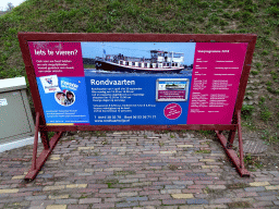 Information on the tour boats at the Stadshaven harbour