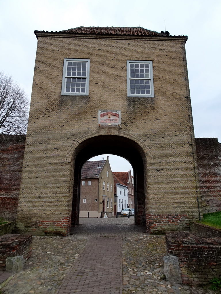Back side of the Veerpoort gate