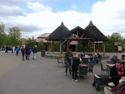 The Safariplein square at the Safaripark Beekse Bergen