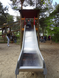 Max at the playground near the Elephant enclosure at the Safaripark Beekse Bergen