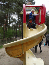 Max at the playground near the Lions at the Safaripark Beekse Bergen