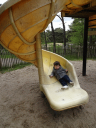 Max at the playground near the Lions at the Safaripark Beekse Bergen