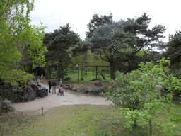 Aviary with birds of prey at the Safaripark Beekse Bergen