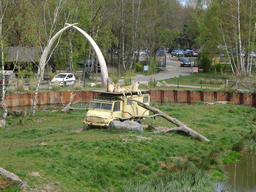 Truck with Lions at the Safaripark Beekse Bergen