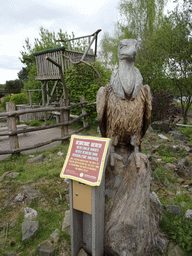 Statue of a Vulture at the Safaripark Beekse Bergen