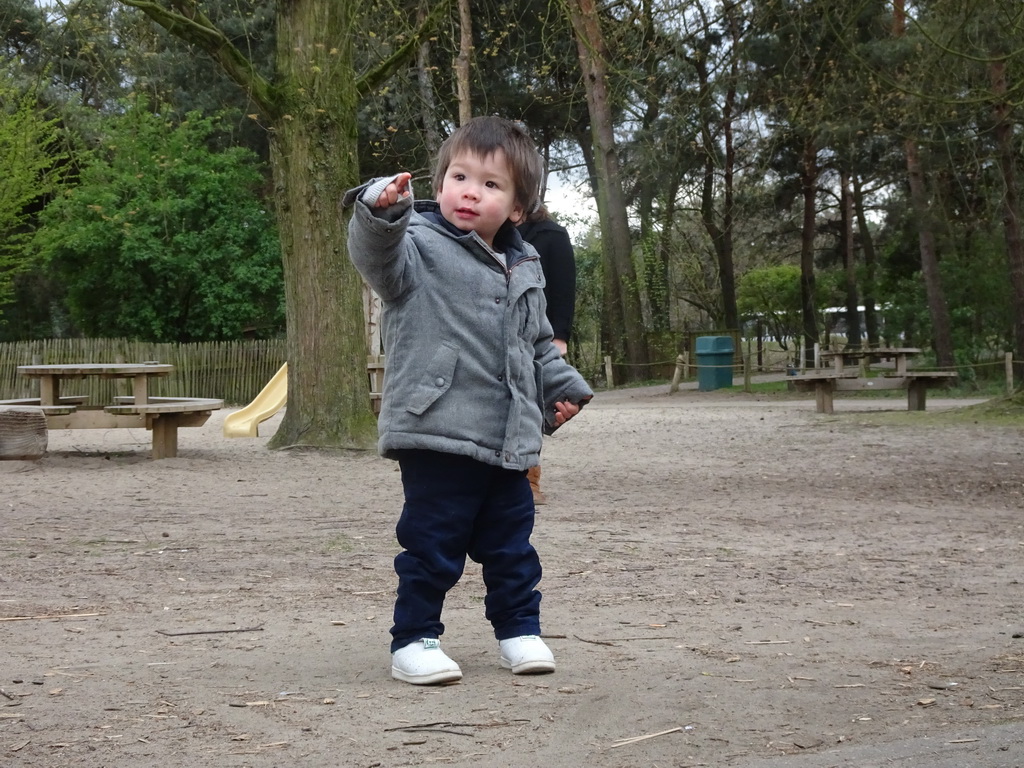 Max at the playground near the Kongo restaurant at the Safaripark Beekse Bergen