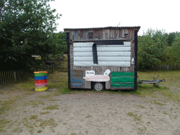 Spirello stand near the Giraffe enclosure at the Safaripark Beekse Bergen