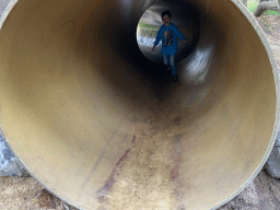 Max in a tunnel at the Safaripark Beekse Bergen