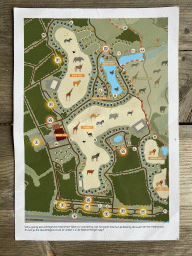 Map of the Safari Resort at the Safaripark Beekse Bergen
