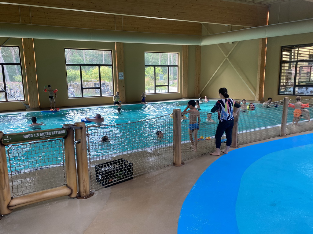 Our friends at the Maji Springs swimming pool at Karibu Town at the Safari Resort at the Safaripark Beekse Bergen