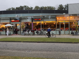 Front of the Sushi Boulevard restaurant at the Curlingstraat street at Tilburg