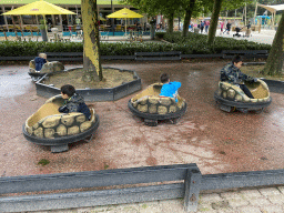 Max and his friends at the Funwheels attraction at Speelland Beekse Bergen