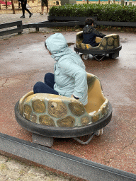 Miaomiao and Max`s friend at the Funwheels attraction at Speelland Beekse Bergen