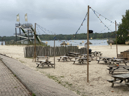 Beach Party terrace and the Aquashuttle attraction at Speelland Beekse Bergen