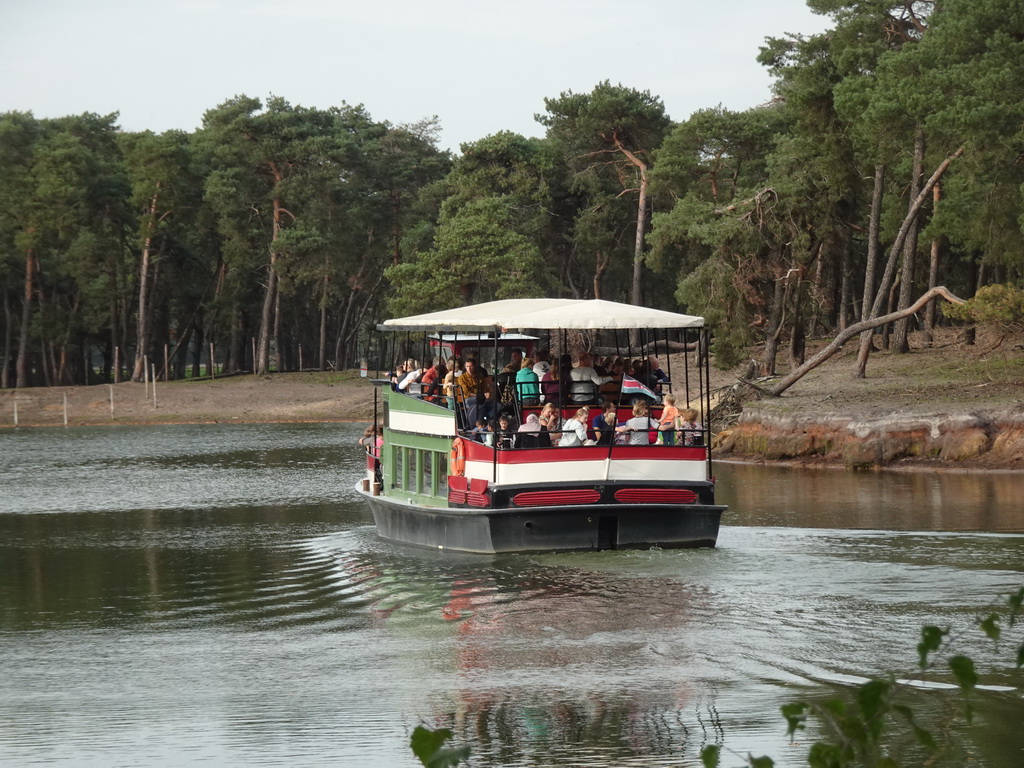 Safari boat at the Safaripark Beekse Bergen