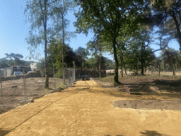 New Elephant enclosure at the Safaripark Beekse Bergen, under construction