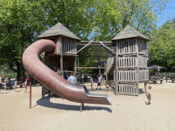 The playground at the Kongoplein square at the Safaripark Beekse Bergen