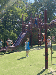 Max and his friends at the playground at the Safariplein square at the Safaripark Beekse Bergen