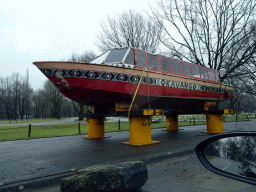hilvarenbeek_3_002 - 370 kb - 1024x768 - Boat near the entrance to the Safaripark Beekse Bergen, viewed from the car Boat near the entrance to the Safaripark Beekse Bergen, viewed from the car