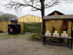 The entrance area of the Safaripark Beekse Bergen, under renovation