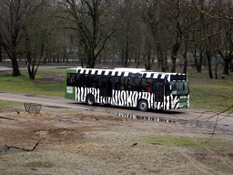 Safari bus at the Safaripark Beekse Bergen