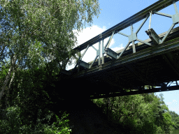 Bridge at the Safaripark Beekse Bergen, viewed from the safari boat during the Boatsafari