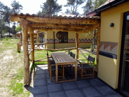 Terrace of our holiday home at the Safari Resort at the Safaripark Beekse Bergen