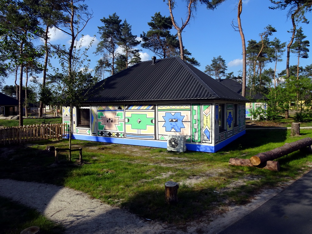 Kids Lodge holiday home at the Ndebele Village at the Safari Resort at the Safaripark Beekse Bergen